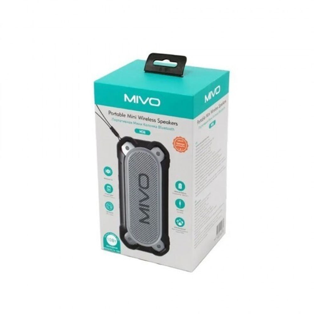 Портативная колонка Mivo M36 с bluetooth, 012889 Черный