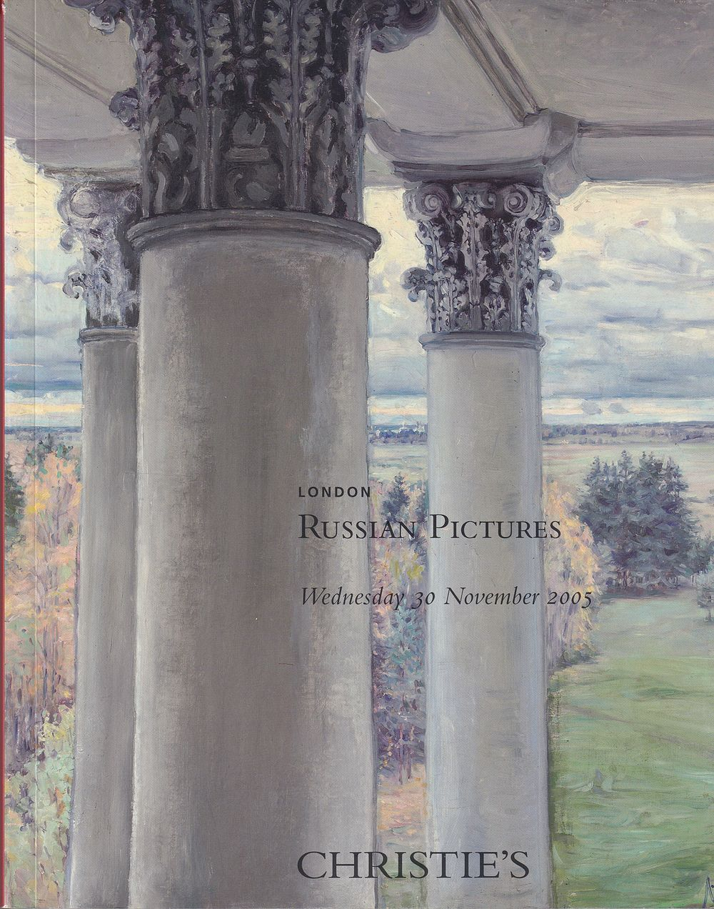 Каталог аукциона Christie's, Лондон, Русское искусство от 30 ноября 2005 года