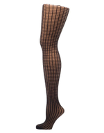 Корректирующие колготки с рисунком-клеткой (Размер: S-M) (Цвет: черный)