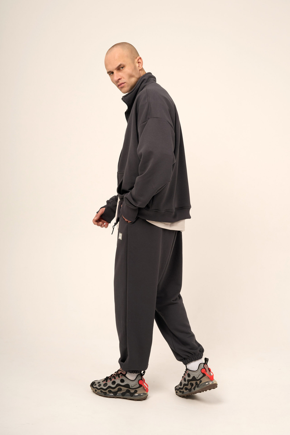 Толстовка KUL'TURA "ZIPPER" Фуме