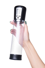 Прозрачная автоматическая помпа для пениса Alrik (Цвет: прозрачный)