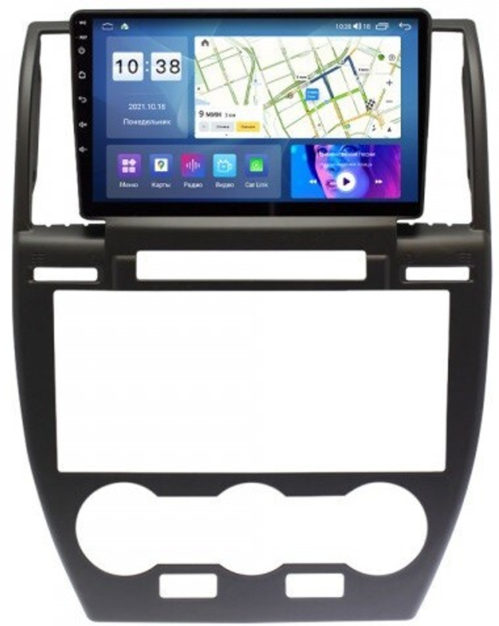 Магнитола для Land Rover Freelander 2 2007-2012 (монохром) - Parafar PF102LUX2XHD на Android 13, 8-ядер, 4Гб+64Гб, CarPlay, 4G SIM-слот