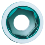 KING TONY (494519MX) Головка торцевая ударная глубокая 1/2", 19 мм, тонкостенная, с пластиковой защитой