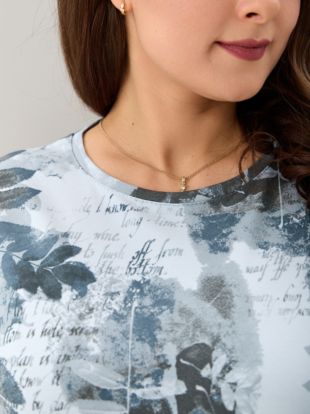 Футболка Фкл-192/морволна-листья