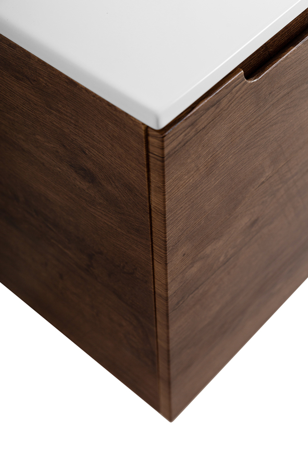 Подвесная тумба с раковиной BelBagno ETNA 120 Rovere Moro правая, ETNA-1200-2C-1A-SO-RW-R + BB1200ETL-R