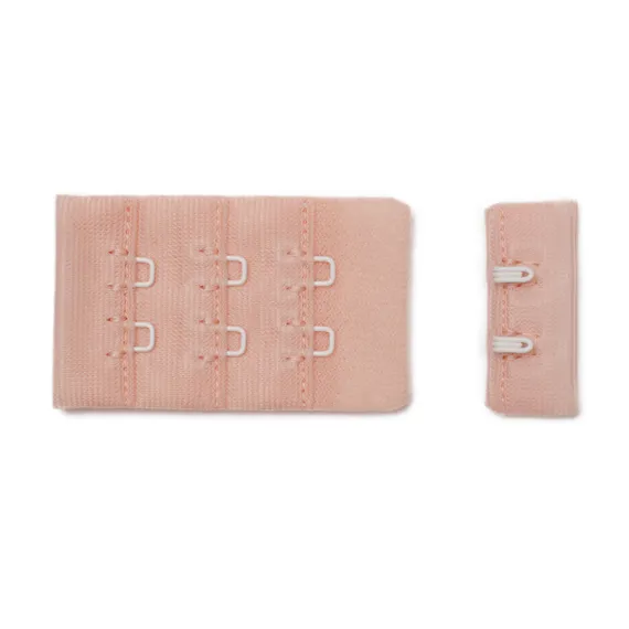 Застежка с крючками персик 2 ряда (цв. 81), 33*55 мм