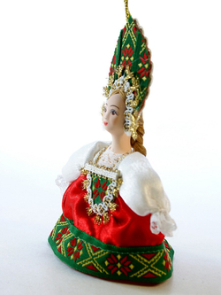 Кукла-подвеска  Девушка в сарафане