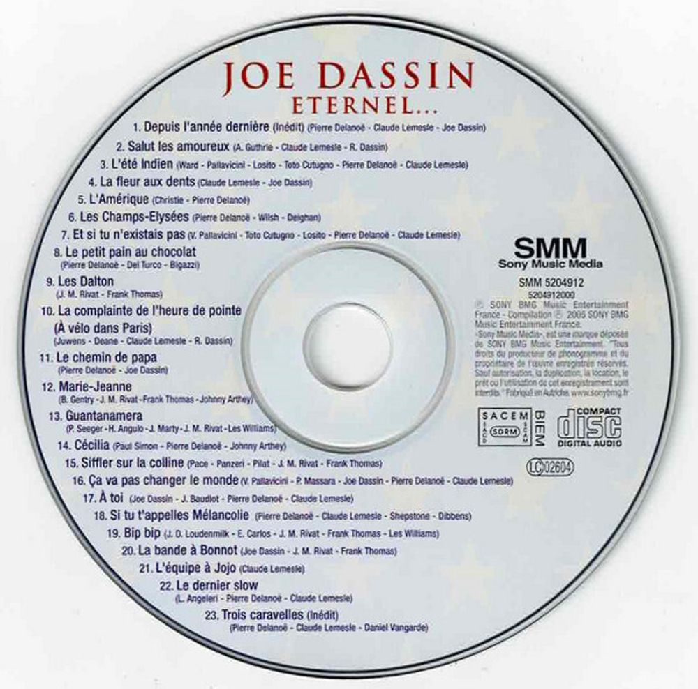 Joe Dassin / Eternel... (CD)