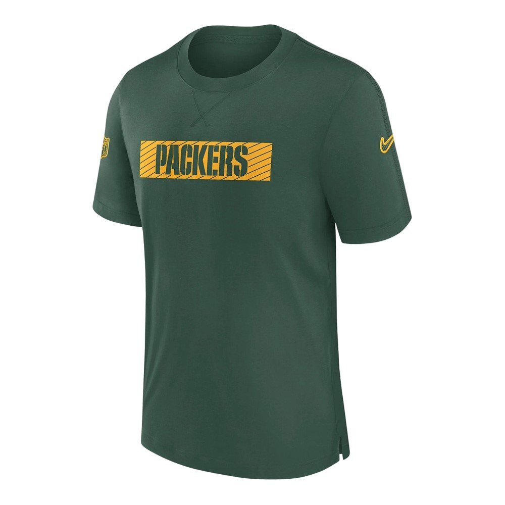 Футболка Nike Dri-FIT NFL Green Bay Packers Sideline Player Jersey Green