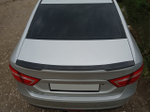 Лип спойлер багажника W Style Lada Vesta черный глянец