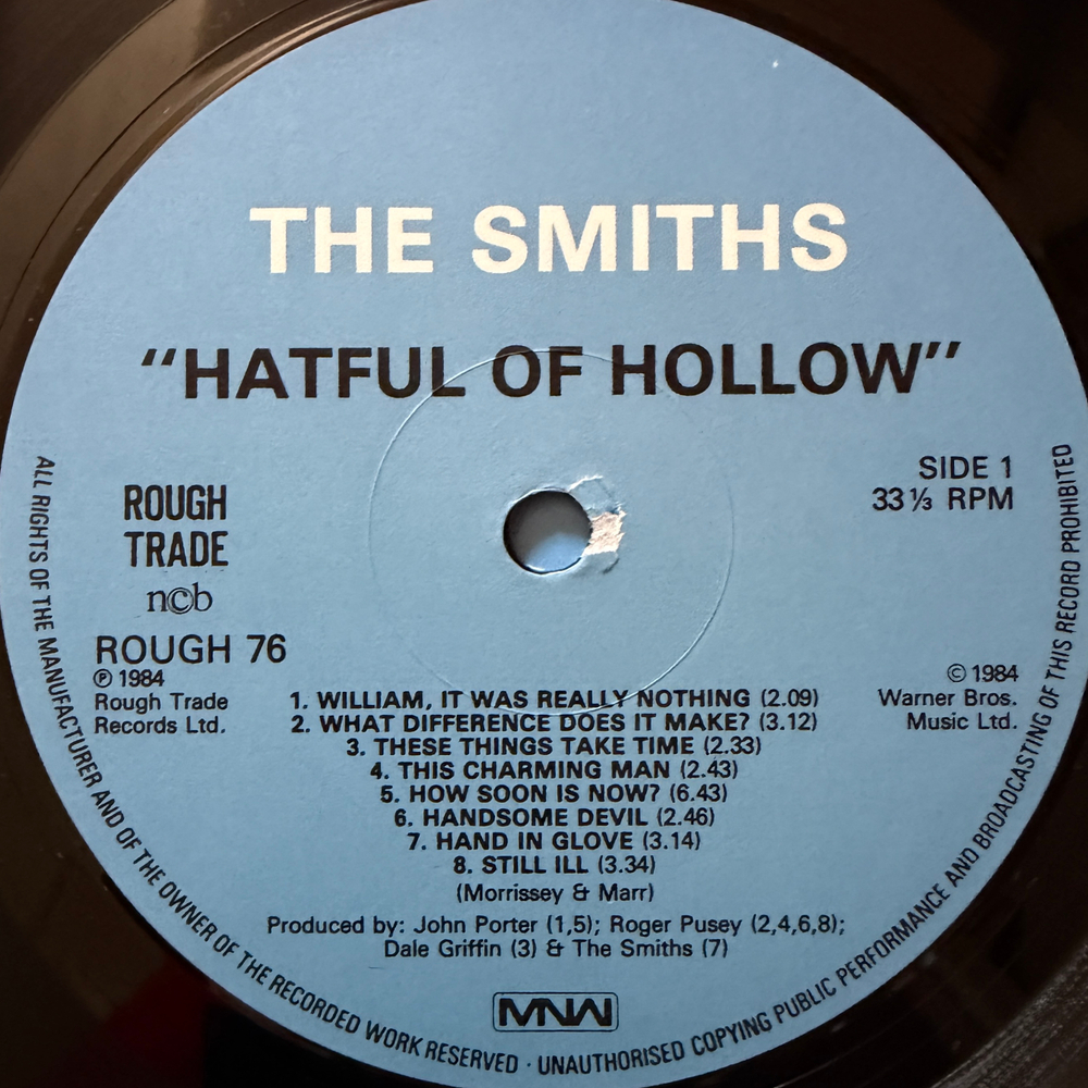 The Smiths - Hatful Of Hollow (Швеция 1984г.)