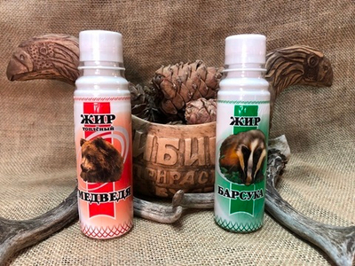 Жир "Медвежий", "Барсучий" в ассортименте