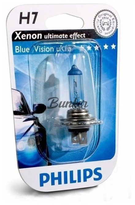 Галогенные лампы Philips BlueVision Ultra H7,12V