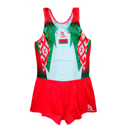 Комплект мужской гимнастический комбинезон +шорты Milano Pro Sport Men’s Arctic