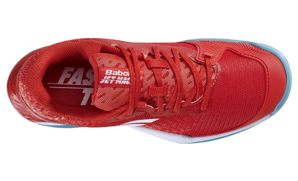 Детские теннисные кроссовки Babolat Jet Mach 3 Junior Clay - Red
