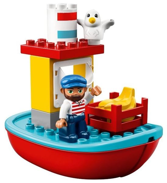 Электромеханический конструктор LEGO Duplo 10875 Грузовой поезд