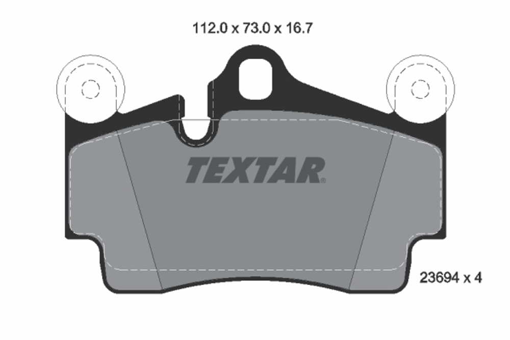 TEXTAR - 2369402-TET - Brake Pad Set, disc brake