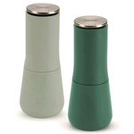 Набор 2 мельницы для соли и перца, регулировка помола, цвет серый и зеленый