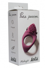 Эрекционное виброкольцо Pure Passion Midnight Wine red 1300-02lola