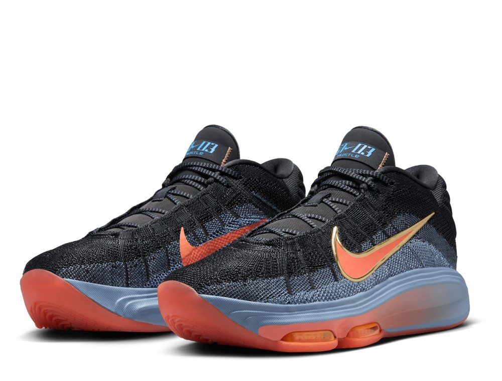 Баскетбольные кроссовки Nike GT Hustle 3 Anthracite/Light Wild Mango-Ashen Slate Shoes