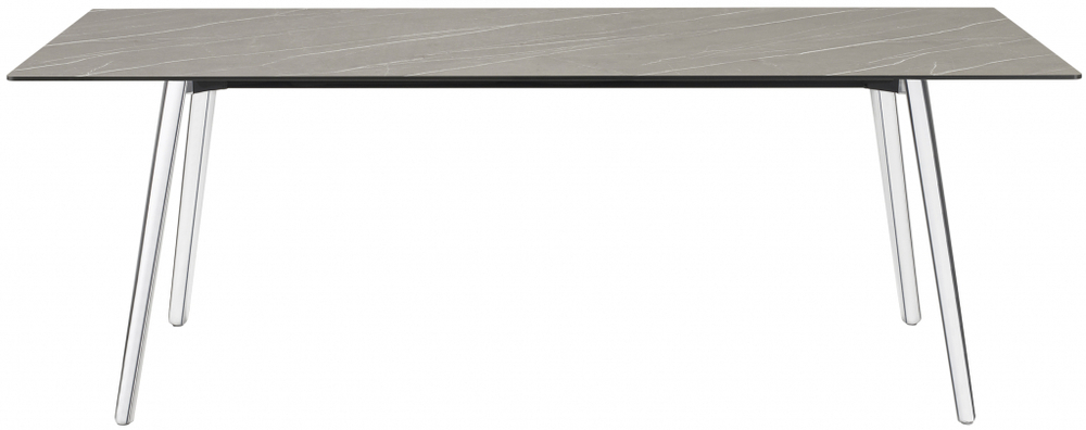 Стол ламинированный Scab Design Squid, алюминиевый, камень