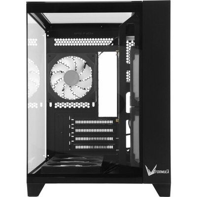 Корпус Formula V Line Crystal Z9M Black, mATX, без БП
