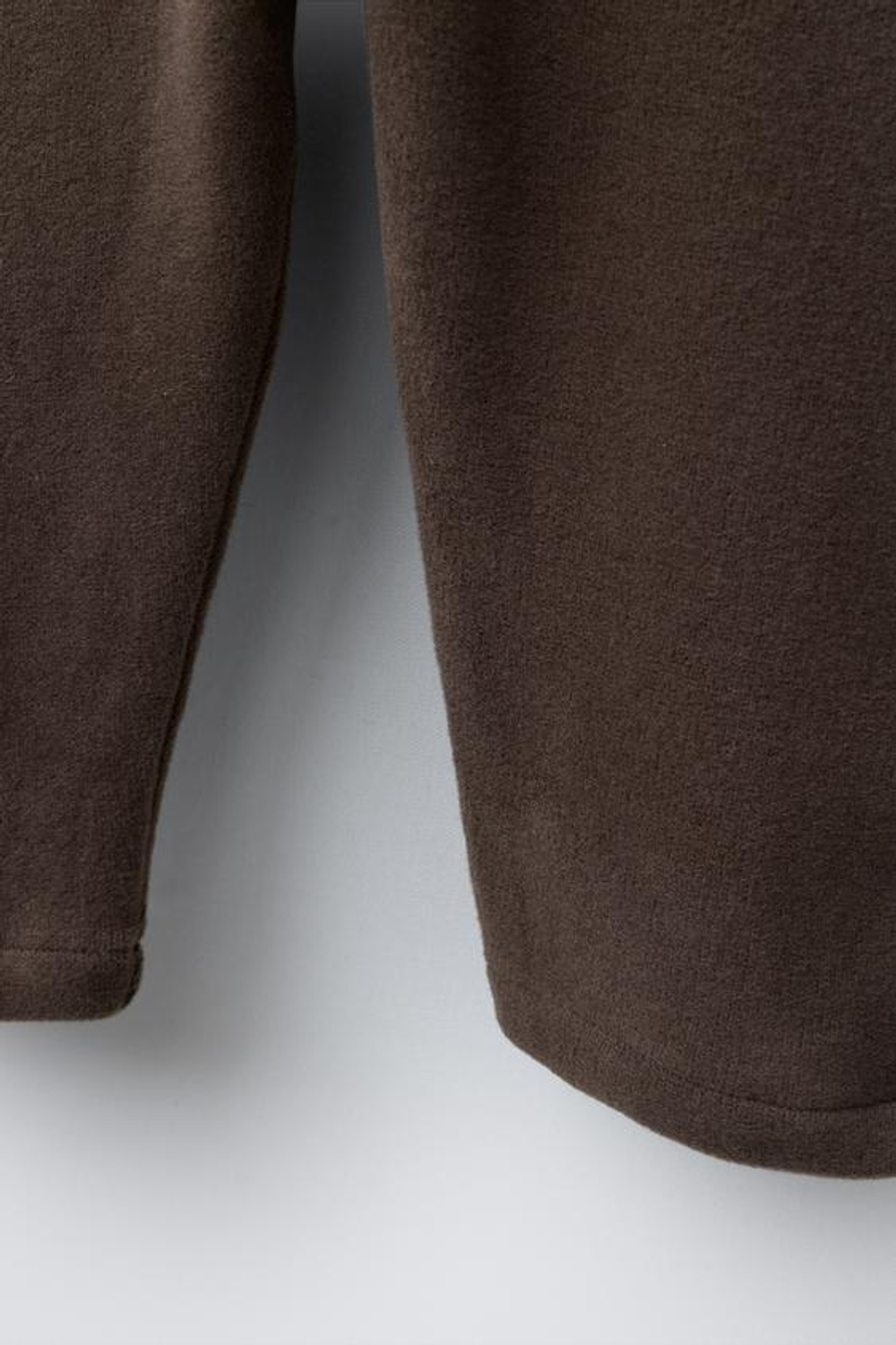 ZARA КОМБИНЕЗОН ИЗ МЯГКОЙ ТКАНИ, КОРИЧНЕВЫЙ