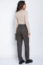 Брюки Леди Гамильтон (серо-коричневые) Б11322 LT Collection