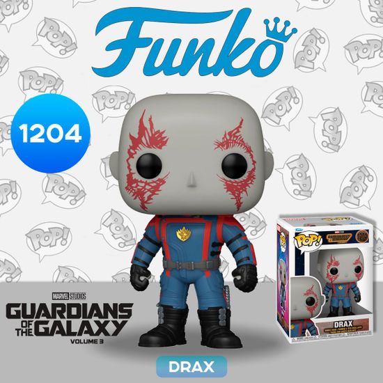 Фигурка Funko POP! Vinyl Marvel Guardians Of The Galaxy 3 Drax (1204) 68053