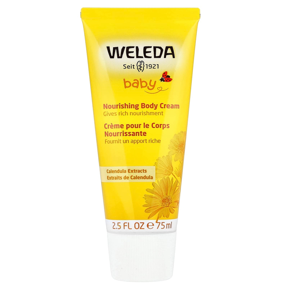 Weleda, детский питательный крем для тела, с экстрактом календулы, 75 мл (2,5 жидк. унции)