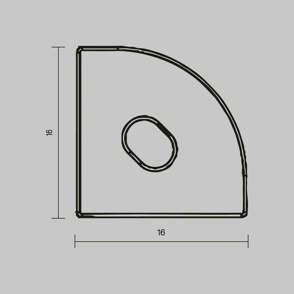 Заглушка для профиля Maytoni  642029