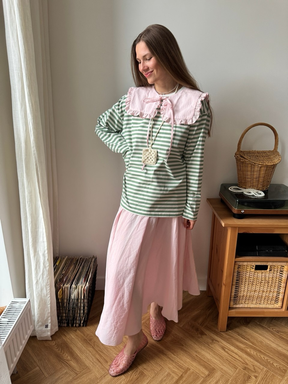 Воротничок Amelie, Розовый