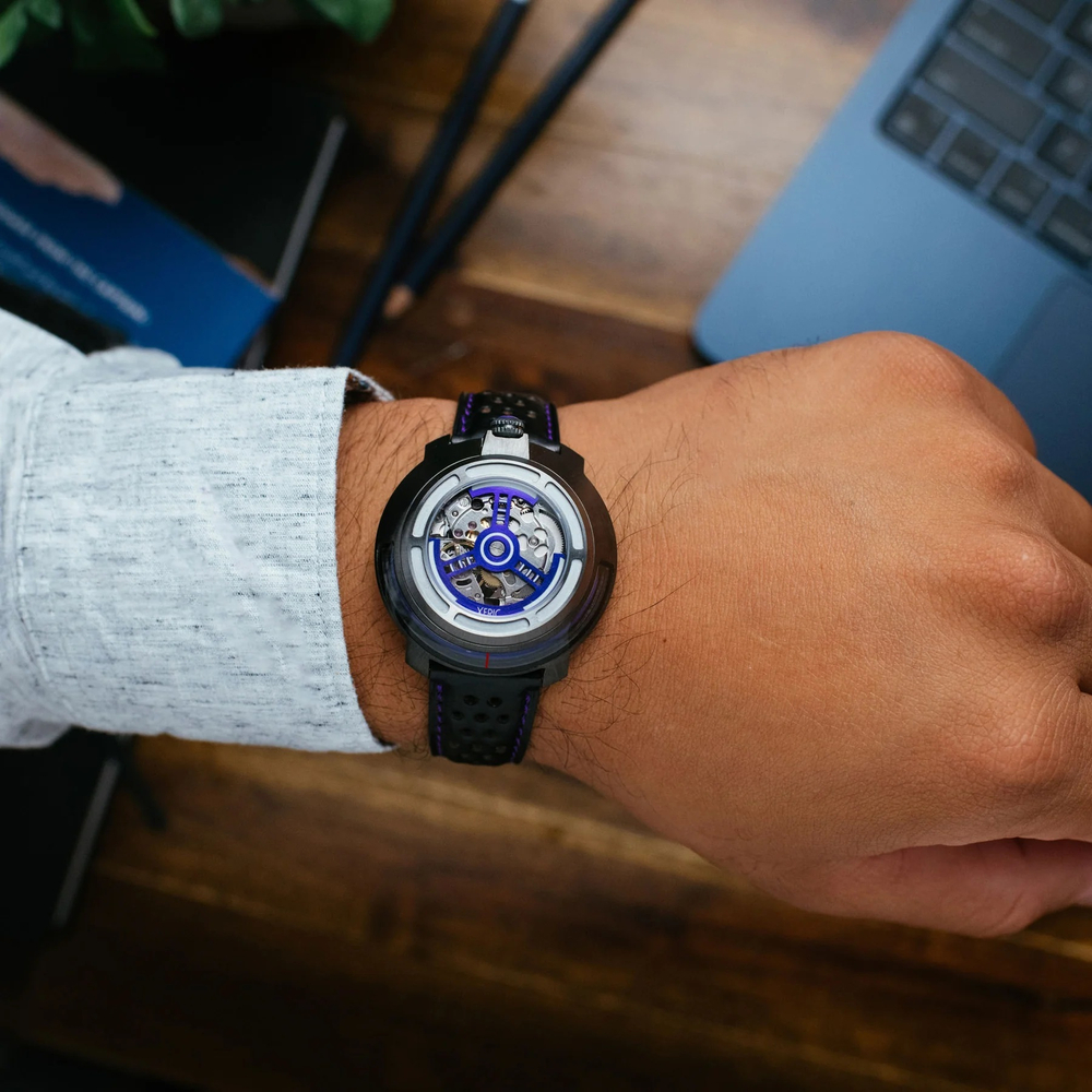 Часы Invertor II Automatic Gunmetal Purple