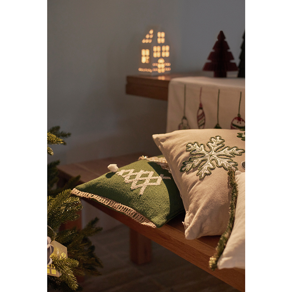 Подушка декоративная с аппликацией christmas tree из коллекции new year essential, 30х50см