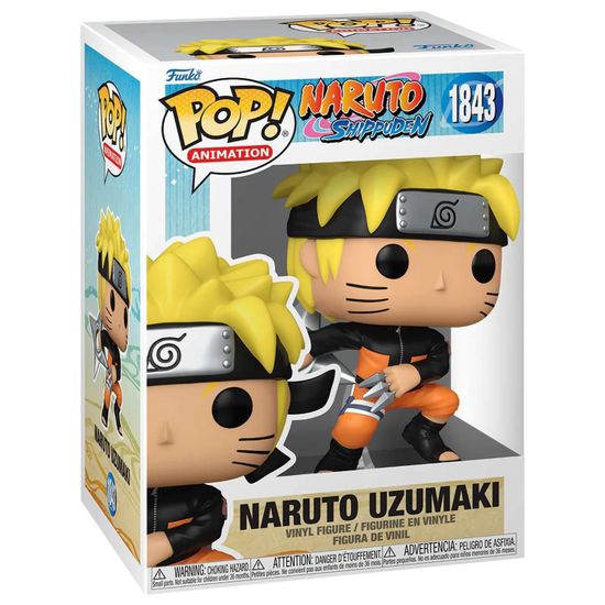 Фигурка Funko POP! Animation Naruto Shippuden Naruto Uzumaki w/Kunai&Shuriken w/(MT)Chase(1843)83804 / Фигурка Фанко ПОП! по мотивам аниме "Наруто", Наруто Узумаки