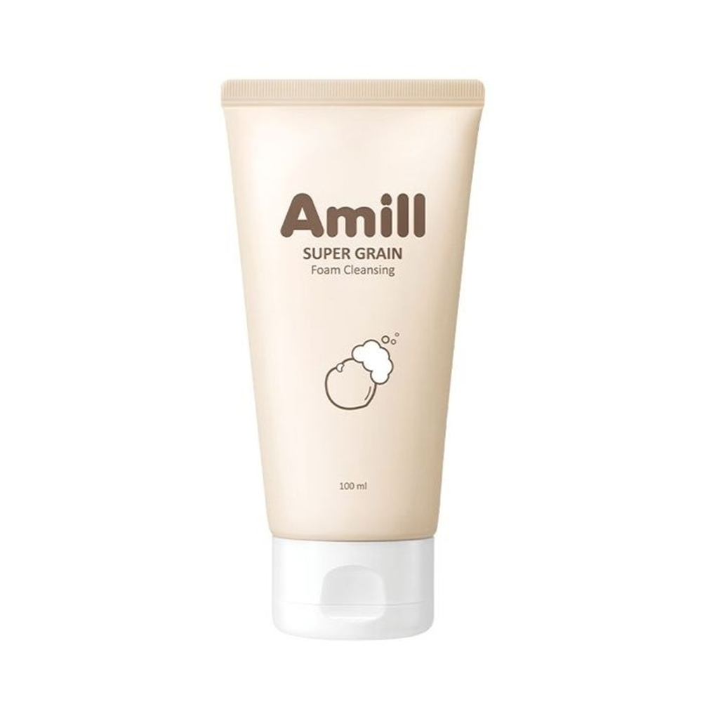 Amill Super Grain Foam Cleansing пенка для умывания с зерновыми экстрактами