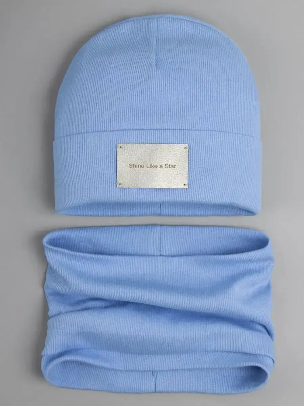 Шапка и снуд для мальчика осенние