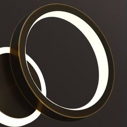 Настенный Светильник Zingy D Black By Imperiumloft