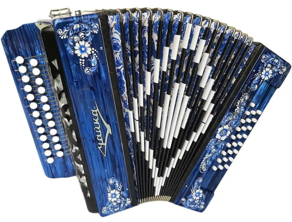 ГАРМОНЬ "ЧАЙКА-204" (S6ХL), ЦВЕТ СИНИЙ (ВАРИАНТ 2)