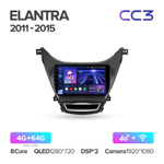 Teyes CC3 9" для Hyundai Elantra, Avante 2013-2016