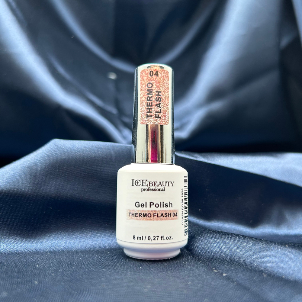 IceBeauty Гель-лак Thermo Flash 04, 8 мл