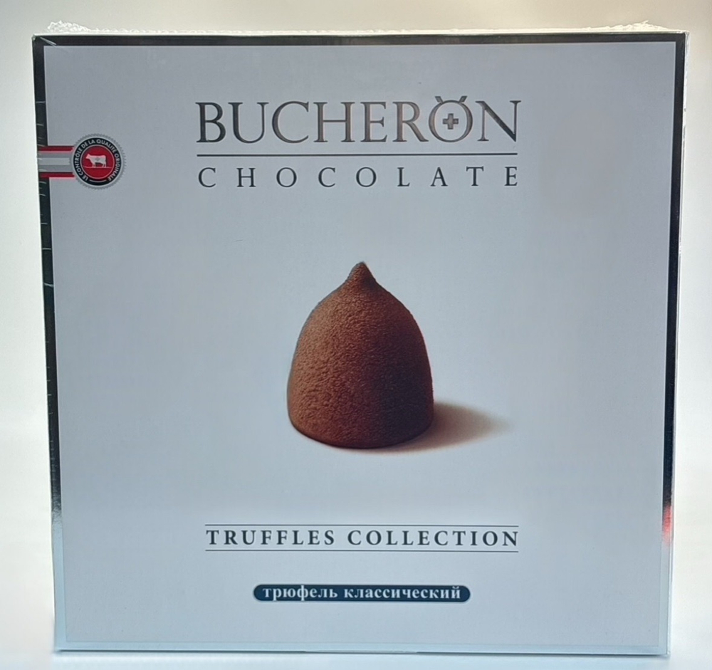 BUCHERON КОНФЕТЫ ТРЮФЕЛЬ КЛАССИЧЕСКИЙ 225Г ПЛОСКАЯ КОРОБКА КП/6