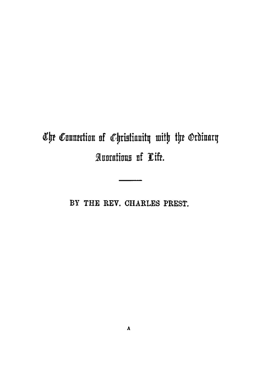 Religion in its relation to commerce and the ordinary avocations of life | W.H. Rule