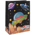 Пакет подарочный «Космос» 18*24*8,5 см