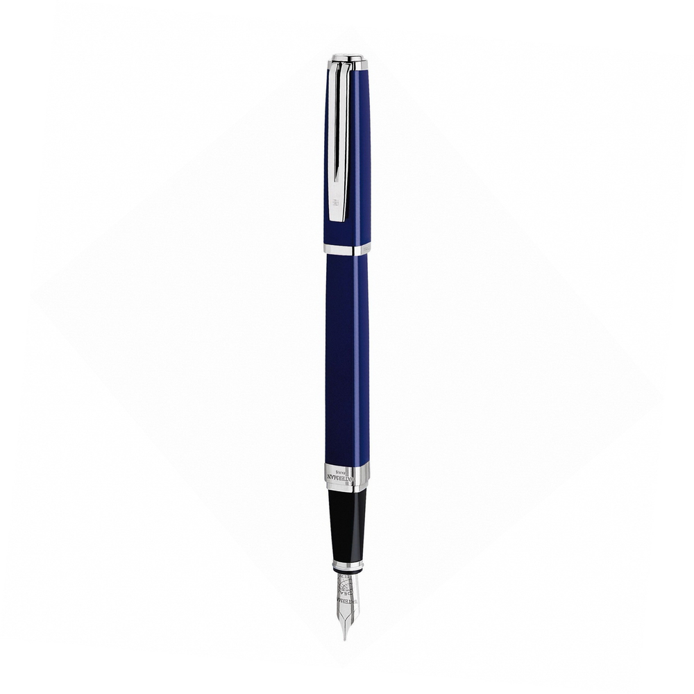 Перьевая ручка Waterman Exception, цвет: Slim Blue ST, перо: F