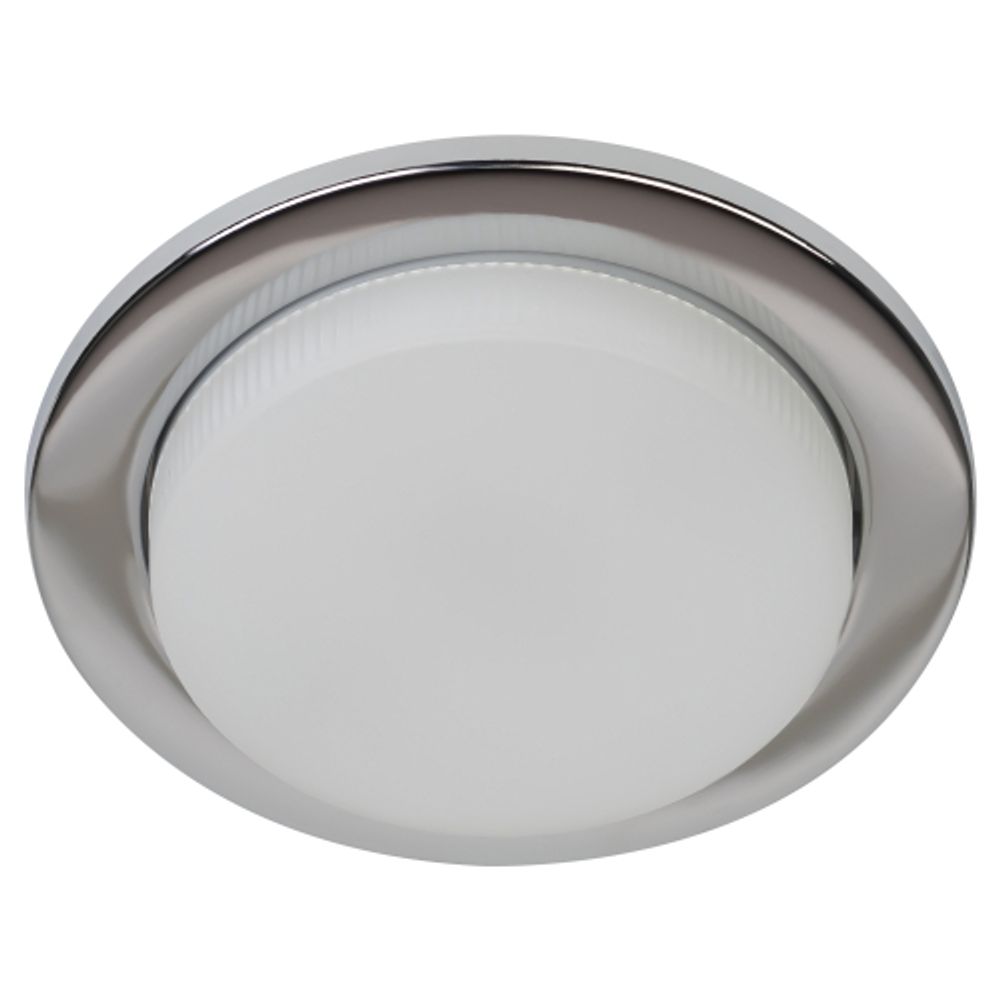 Встраиваемый светильник под лампу GX53 ЭРА KL70 CH-10 хром упаковка 10 шт