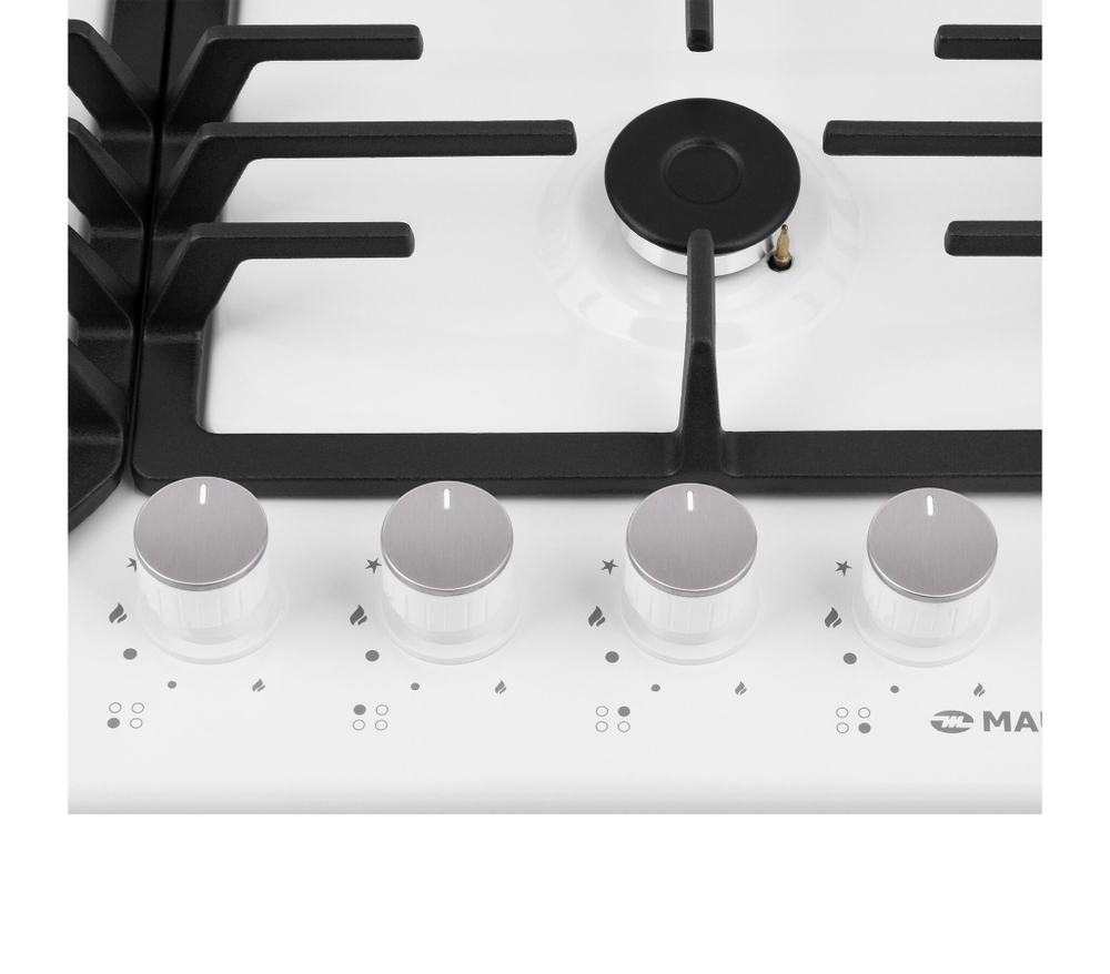 Газовая варочная панель MAUNFELD EGHE.64.43CW/G фото 6