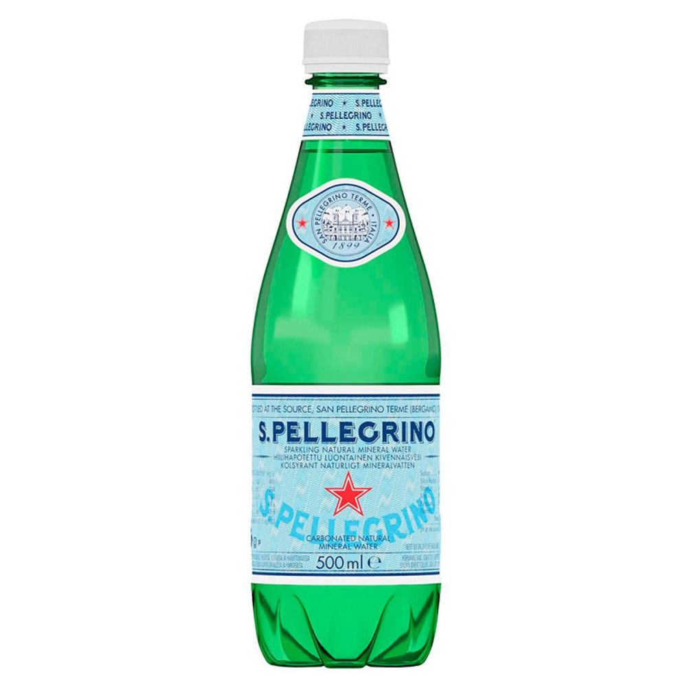 Вода San Pellegrino газированная, Glass 0,5 л