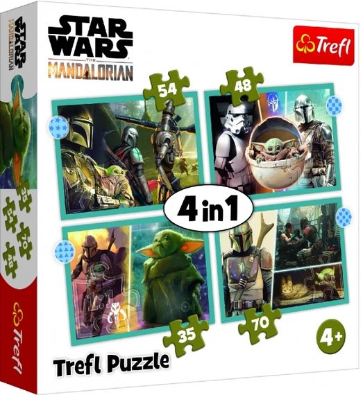 Puzzle - &quot;4in1&quot; - The Mandalorian / Lucasfilm Star Wars The Mandalorian
