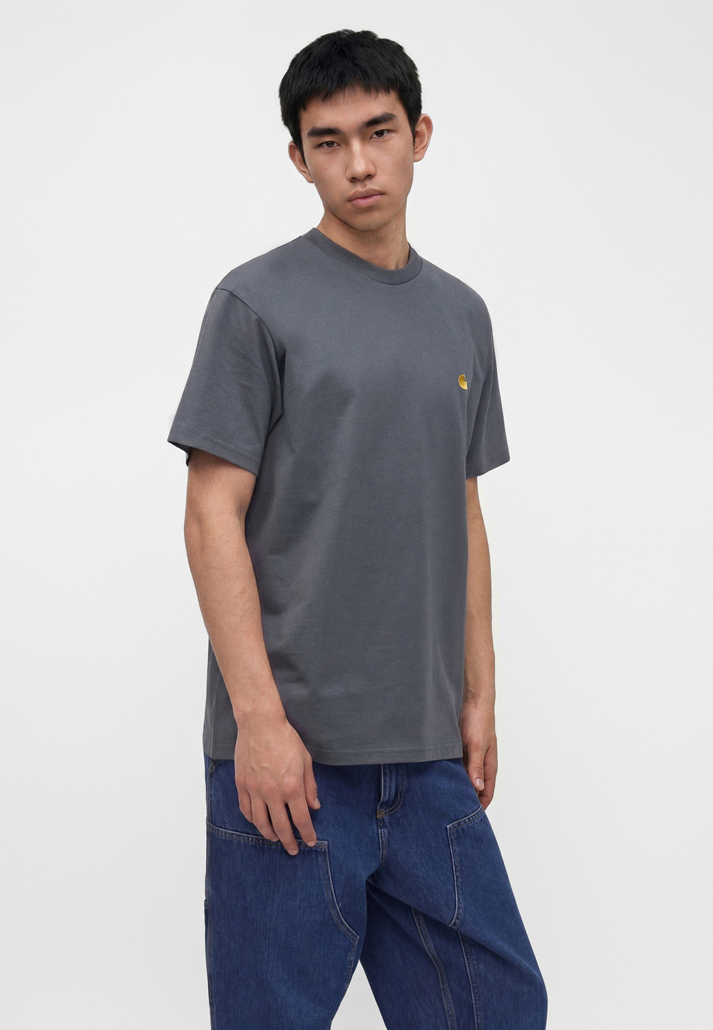 Carhartt WIP CHASE - Базовая футболка - Серый